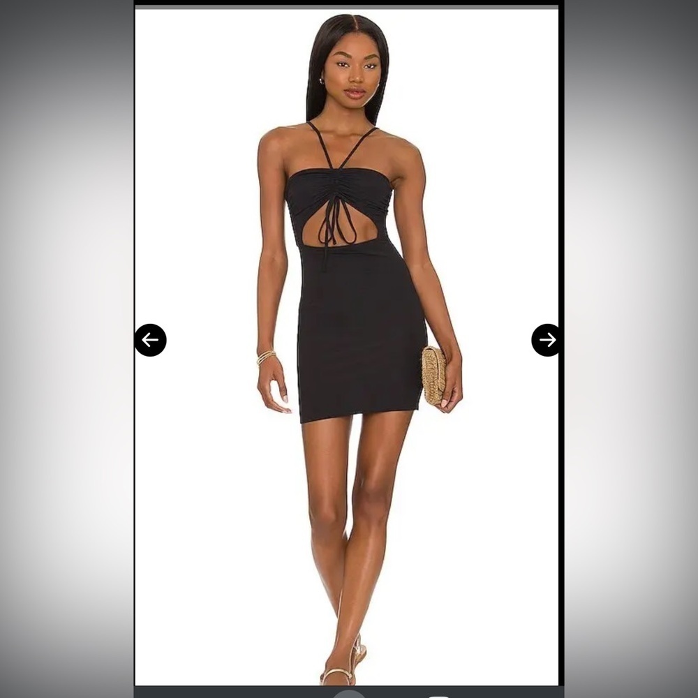 MAAJI Kristin Mini Dress In Black Size L 73 - Picture 2 of 10